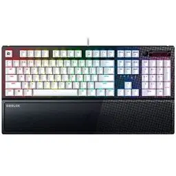 Produktbild: Razer BlackWidow V3 (Green Switch) - Mechanische Gaming Tastatur (Klickende Mechanische Switches, Doubleshot ABS-Tastenkappen, Medientasten, Handballenauflage) QWERTY US-Layout | Roblox Ed.