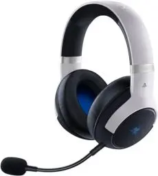Produktbild: Razer Kaira Pro - Dual Wireless Playstation 5 Headset mit Haptik HyperSense, 50 mm-Treiber, Hyperclear Kardioiden-Mikrofon, Lautstärkeregler, SmartSwitch, RGB Chroma Schwarz-Weiß