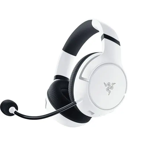 Produktbild: Razer Kaira - Kabellose Gaming Kopfhörer für Xbox Series X (Triforce Titanium 50mm Treiber, HyperClear Cardioid Mikrofon, Xbox Wireless, Windows Sonic) Mercury Weiß