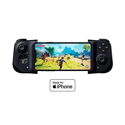 Produktbild: Razer Kishi für iOS (iPhone) - Smartphone Gaming Controller (USB-C Anschluss, Ergonomisches Design, Individuelle Passform, Analog-Stick, Ultra niedrige Latenz) Schwarz