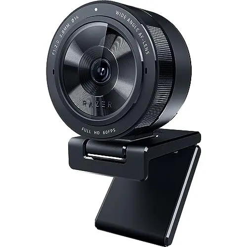 Produktbild: Razer Kiyo Pro - USB Streaming Kamera mit Hochleistungslichtsensor und Ständer (Webcam, Full HD Video 1080p, 60 FPS, HDR, Weitwinkelobjektiv, Open Broadcaster Software, Xsplit) Schwarz
