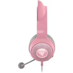 Produktbild: Razer Kraken Kitty V2 - Kabelgebundenes RGB-Headset mit Katzenohren (Reaktive Streaming-Beleuchtung, Razer HyperClear Mikro, TriForce 40-mm-Treiber, 7.1 Surround Sound) Quartz