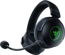 Produktbild: Razer Kraken V3 Pro - Kabelloses Gaming-Headset mit Taptic Technology (Kopfhörer mit sensorischem Touch-Feedback, Triforce 50 mm Treiber, THX Spatial Audio) Schwarz