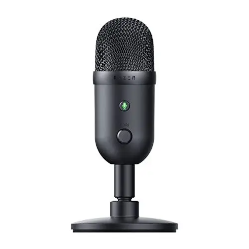 Produktbild: Razer Seiren V2 X - USB-Mikrofon für Streamer (25mm Kondensator-Mikrofon, Supernieren-Richtcharakteristik, Analoger Verstärkungsbegrenzer, Mikrofonüberwachung) Schwarz