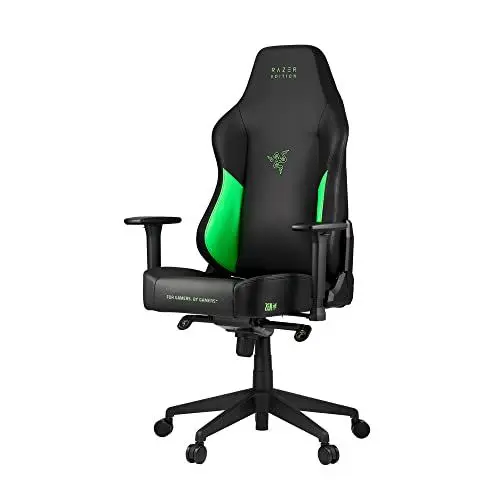 Produktbild: Razer TAROK Ultimate - Razer Edition Gaming by Zen Gaming Stuhl mit Nackenkissen, 3D-Armlehnen, Schwarz/Grün, 70 x 580 x 1360 cm (B x T x H)