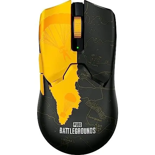 Produktbild: Razer Viper V2 Pro - 58g Ultraleichte Kabellose Esports-Gaming-Maus (Optischer Sensor mit 30K DPI, Drahtlose Hyperspeed-Technologie, Optische Gen-3-Mausschalter, 5 DPI-Optionen) PUBG Ed.