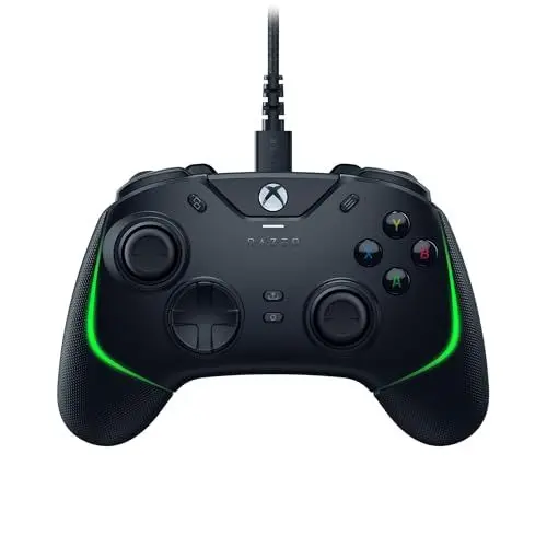 Produktbild: Razer Wolverine V2 Chroma - Voll Anpassbarer Xbox Series X|S Controller mit RGB-Beleuchtung (6 Multifunktionstasten, austauschbare Stick-Kappen, Hair-Trigger-Modus) Schwarz