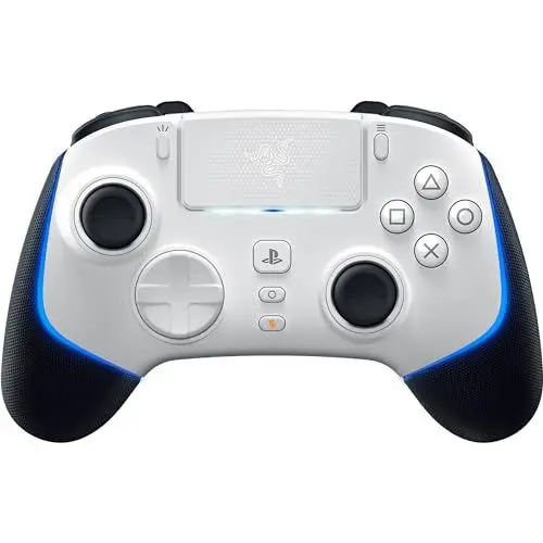 Produktbild: Razer Wolverine V2 Pro - Kabelloser Pro-Gaming-Controller für PS5 und PC (HyperSpeed Wireless, Mecha-Tactile-Aktionstasten, 8-Wege-Microswitch-Steuerkreuz, HyperTrigger) Weiß