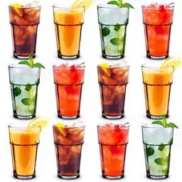 Produktbild: RBDRINKS RB Stapelbare Gläser Premium-Kunststoff Unzerbrechlich Wiederverwendbar 30cl, 12 Stück
