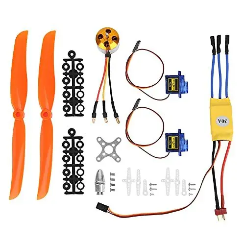 Produktbild: RC Flugzeug Brushless Motor Set, A2212 1400KV Brushless Motor+30A Regler+SG90A 9G Servo und 8060 Propeller f¨¹r RC Flugzeug Plan(Upgrade-Set),Zubeh?r f¨¹r Modellflugzeuge