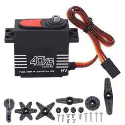 Produktbild: VGEBY RC Metall Servo, QY3240MG 40KG Digital Motor Servo High Torque Metal Gear Digital Servo für 1/8 1/10 RC Auto