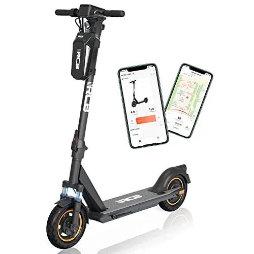 Produktbild: RCB EV10Z Elektroroller,E-Scooter mit Straßenzulassung (ABE),Max.20km/h, Komfortable Stoßdämpfung,APP-Verbindung,Faltbar,Sicheres Bremsensystem,LED-Display,Geschenk für Erwachsene und Jugendliche!