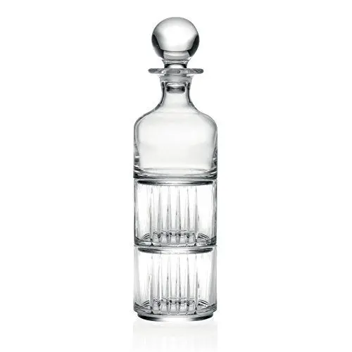 Produktbild: RCR 25535020206 3-er Set aus stapelbaren Whiskygläsern und einem Dekanter aus Kristall
