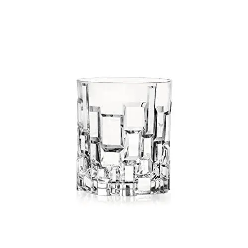 Produktbild: RCR 27439020006 Etna whiskyglas, 330 ml Whisky-Gläser Tumbler, whiskey-geschenkset, wassergläser, Set von 6, Kristall Tumblergläser, papa Geschenke für Männer, Hausbesitzer, Veranstaltungen