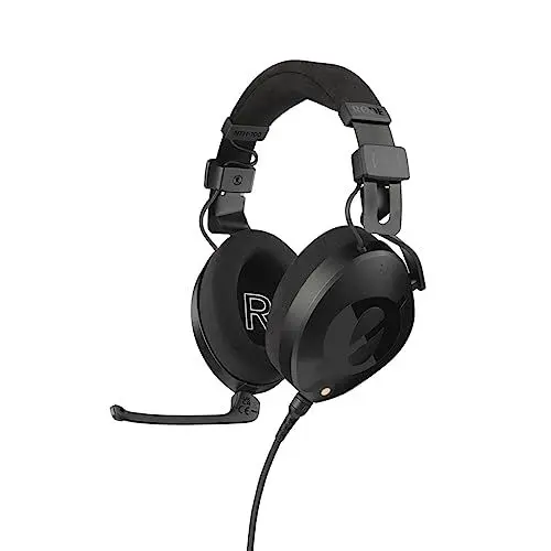 Produktbild: RØDE NTH-100M – Professionelles Over-Ear-Headset für Medien-Erstellung, Broadcasting, Podcasting, Content Creation, Streaming und Homeoffice (schwarz)
