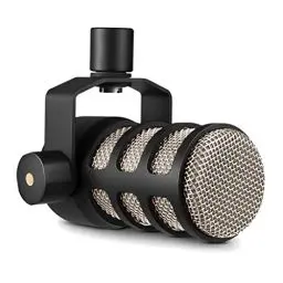 Produktbild: RØDE PodMic Dynamisches Mikrofon mit Rundfunkqualität mit integrierter Schwenkhalterung für Podcasting, Streaming, Spiele und Sprachaufnahmen, XLR , Schwarz
