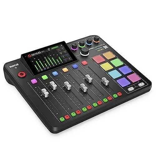 Produktbild: RØDE RØDECaster Pro II Alles-in-1 Produktionslösung für Podcasting, Streaming, Musikproduktion und Inhaltserstellung, Black