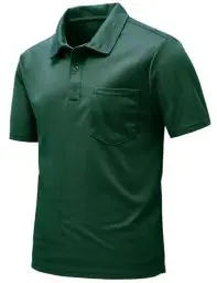 Produktbild: Rdruko Poloshirt Herren Kurzarm mit Brusttasche Polohemd T-Shirts Sommer Golf Polo Shirt Slim Fit für Männer-Jasper M