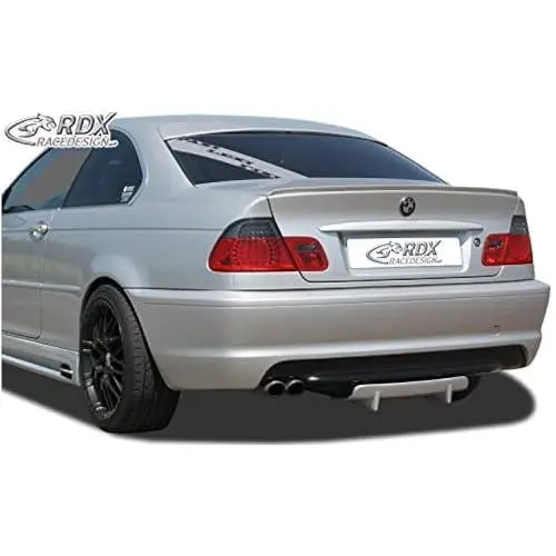 Produktbild: RDX Racedesign RDHAD1-004 Heckschürzenansatz 'Diffuser U-Diff' passend für BMW 3er E46 1999-2007 (PU)