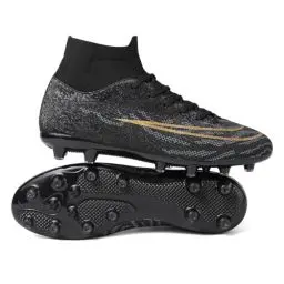 Produktbild: RDYLBU Fußballschuhe Herren Madame Stollenschuhe Fussballschuhe knöchelhohe Schuhe Hallenschuhe Herren Professionelle Fussballschuhe Jugendliche Trainingsschuhe Outdoor Sportschuhe Fußball Stiefel