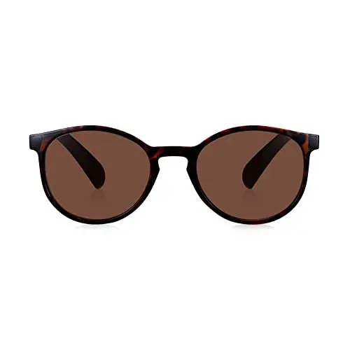 Produktbild: Read Optics Sonnenbrille +3.0, Unisex-Lesesonnenbrille, braun getönte Gläser mit UV-400-Schutz für das Lesen draußen, tolle und praktische Brille für den Sommer