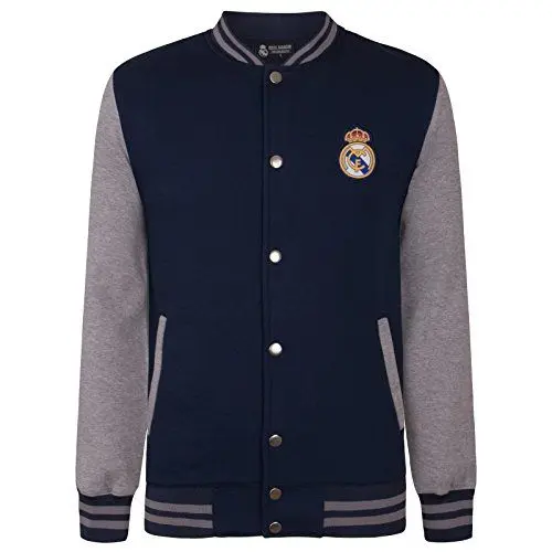 Produktbild: Real Madrid - Jungen College-Jacke im Retro-Design - Offizielles Merchandise - Geschenk für Fußballfans - 6 Jahre