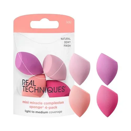 Produktbild: Real Techniques 4 Mini Miracle Teint-Schwämme