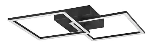 Produktbild: Reality Leuchten LED Deckenleuchte Trail R64492132, Metall Schwarz matt, inkl. 20 Watt LED