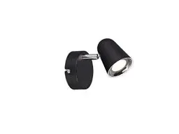 Produktbild: Reality Leuchten LED Wandspot Toulouse R82121132, Kunststoff schwarz matt, inkl. 3.5 Watt LED