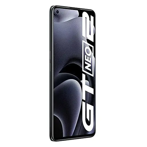 Produktbild: realme GT Neo 2 Smartphone ohne Vertrag, Qualcomm Snapdragon 870 5G-Prozessor, 120 Hz E4 AMOLED-Anzeige, 65W SuperDart Charge, 64 MP KI-Dreifach-Kamera, NFC, 8GB+128GB, NEO-Schwarz