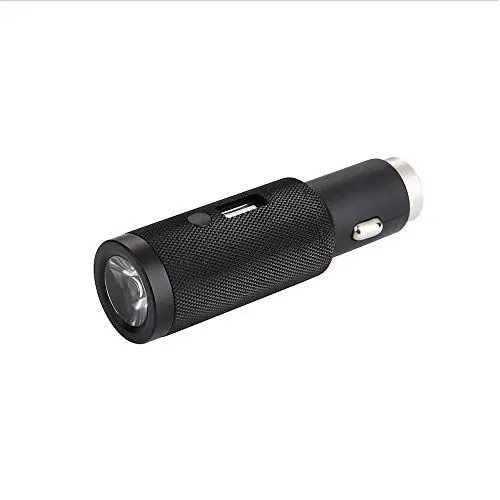 Produktbild: RealPower Car Charger mit Taschenlampe und Notfallhammer