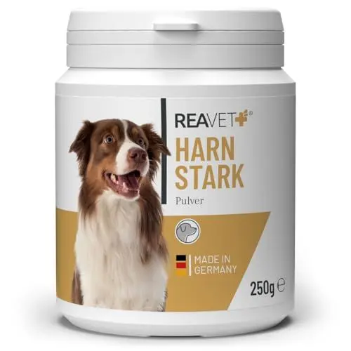 Produktbild: ReaVET Harnstark für Hunde 250g - Unterstützt Blasenfunktion bei Blasenschwäche, Inkontinez I Kürbiskernprotein, Kürbiskerne gemahlen Hund - Blase, Prostata & Harnwege & Immunsystem