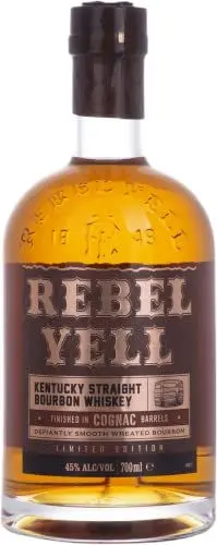Produktbild: Rebel Yell Bourbon Whiskey Cognac Barrel Finish 45% Vol. 0,7l