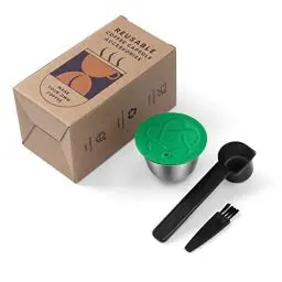 Produktbild: RECAFIMIL Wiederverwendbare Dolce Gusto Kaffeepads, nachfüllbare Kaffeekapseln, Edelstahl, Crema-Kaffeekapseln, Pods für Dolce Gusto Kaffeemaschine