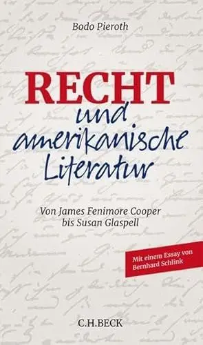 Produktbild: Recht und amerikanische Literatur: Von James Fenimore Cooper bis Susan Glaspell
