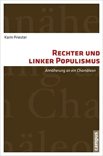 Produktbild: Rechter und linker Populismus: Annäherung an ein Chamäleon