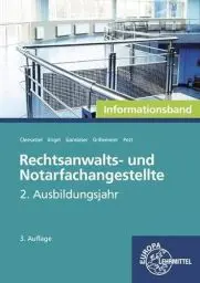 Produktbild: Rechtsanwalts- und Notarfachangestellte, Informationsband: 2