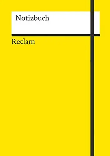 Produktbild: Reclam Notizbuch Blanko – A5-Format mit 156 Seiten – Hardcover Buch mit Fadenheftung, Lesebändchen und Verschlussgummi: Hardcover A5 blanko mit Fadenheftung, Lesebändchen und Verschlussgummi