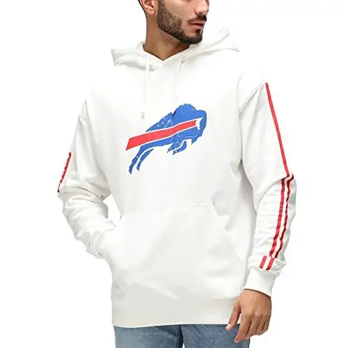 Produktbild: Recovered Fleece Hoody - NFL Buffalo Bills Ecru weiß - L