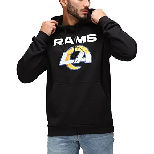 Produktbild: Recovered Fleece Hoody - NFL Los Angeles Rams schwarz - L