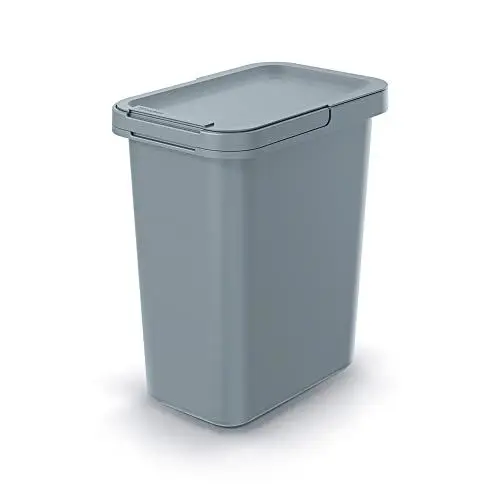 Produktbild: Recyclingbehälter quadratisch 12L grau KEDEN
