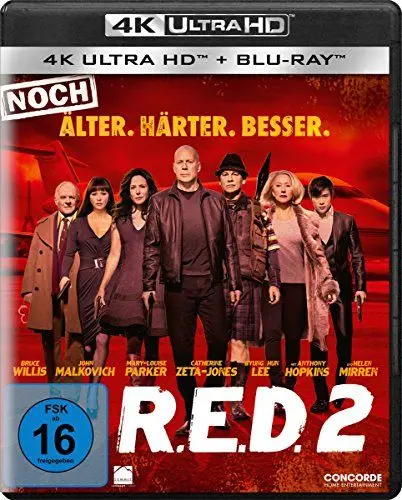 Produktbild: R.E.D. 2 - Noch Älter. Härter. Besser (4K Ultra-HD) (+ Blu-ray)