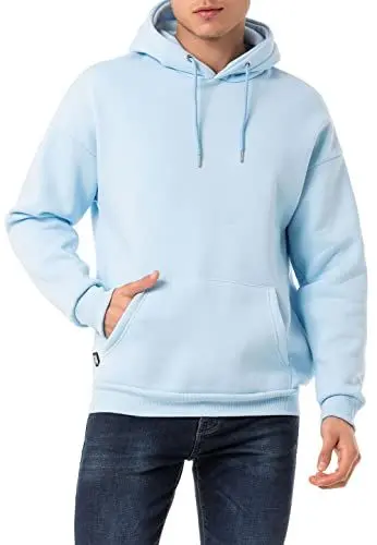Produktbild: Red Bridge Herren Kapuzenpullover Basic Hoodie Premium Sweatshirt Hellblau XL