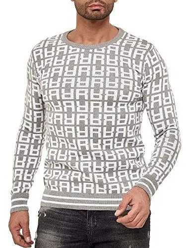 Produktbild: Red Bridge Herren Pullover Strickpullover Allover R Grau M