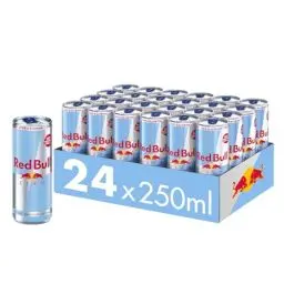 Produktbild: Red Bull Energy Drink Zero - 24er Palette Dosen - Getränke ohne Zucker und Kalorien EINWEG (24 x 250 ml)