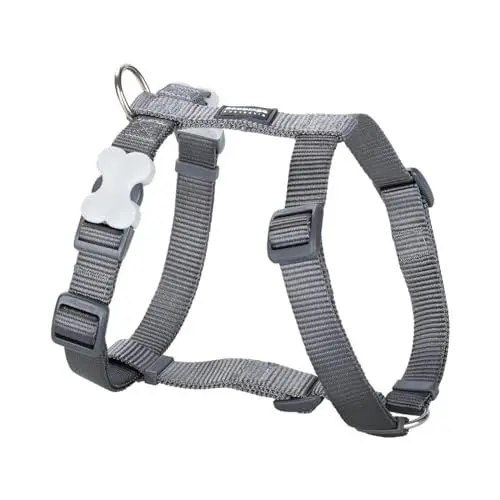 Produktbild: Red Dingo Classic Dog Harness Plain, Grey, X-Small 12mm