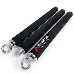 Produktbild: Red Rab FREEPUMP Fitness Stange 2.0 - Widerstandsbänder Stange für Krafttraining & Pilates - Fitnessbänder Stange - Home Gym Equipment - Resistance Bar einzeln - Smart Workout Bar Training Zuhause