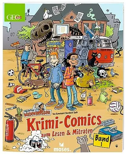 Produktbild: Redaktion Wadenbeißer Band 1 | Krimi-Comics zum Lesen und Mitraten | GEOlino: Krimi-Comics zum Lesen & Mitraten