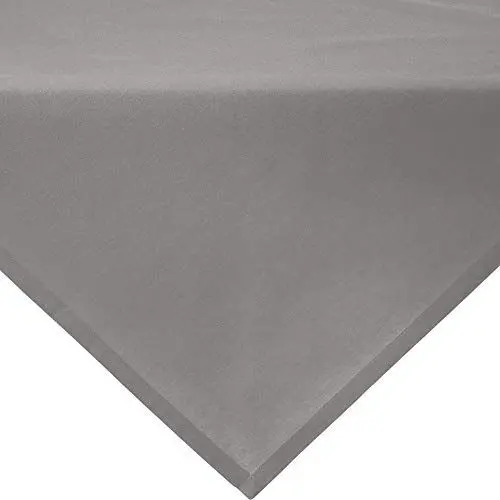 Produktbild: REDBEST Mitteldecke, Tischdecke Uni Seattle, 100% Baumwolle - Robustes, glattes Gewebe, mit hochwertigem Kuvertsaum, grau Größe 80x80 cm (weitere Farben, Größen)