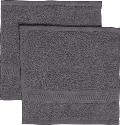 Produktbild: REDBEST Seiftuch 2er-Pack Chicago anthrazit Größe 30x30 cm - saugstark, strapazierfähig, ideal für Reisen, Sport (weitere Farben)
